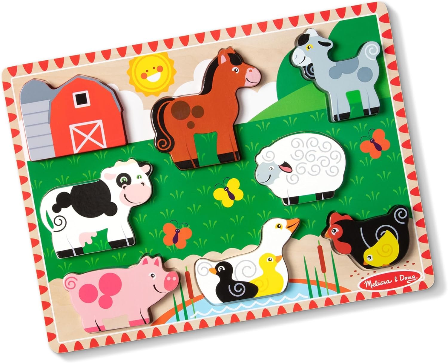 Melissa & Doug Farm Chunky Puzzle
