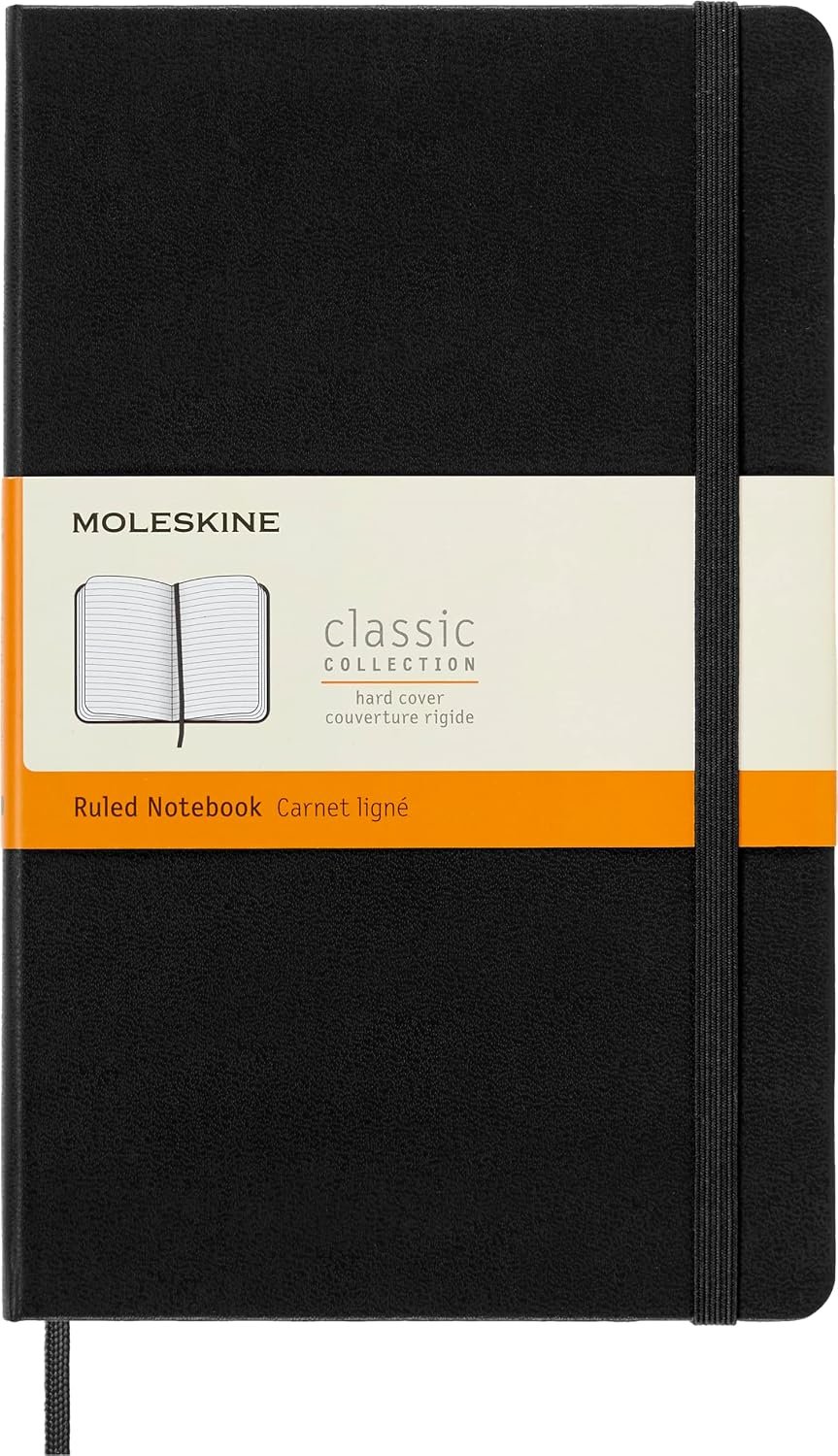 Moleskine Classic Notebook (Large, Ruled)