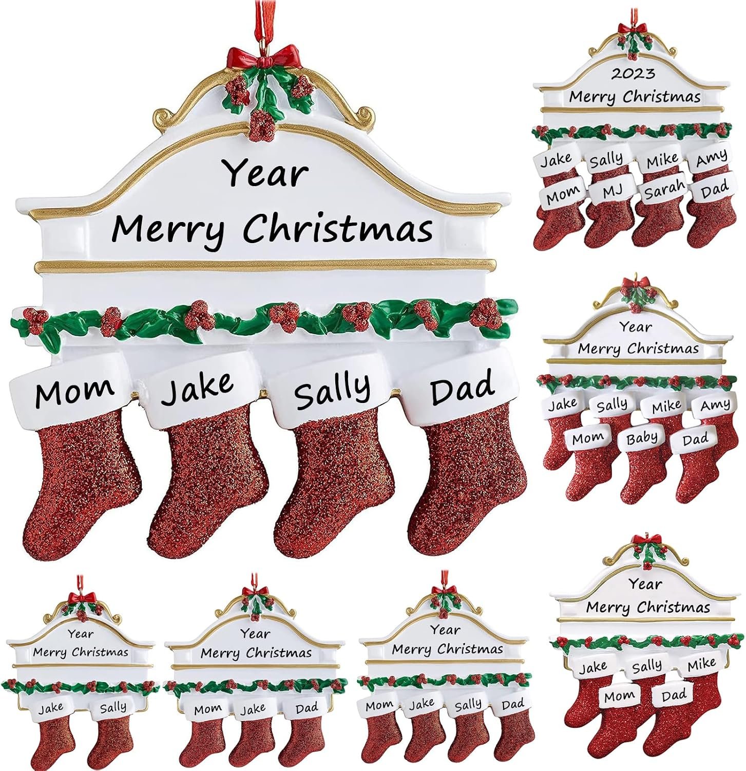 Personalized Family Christmas Ornament